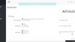 Footer Stats Oxwall Plugin