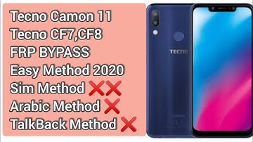 Tecno CF7, CF8  Frp Bypass  Tecno Camon 11 Frp Bypass Easy Way 2020 [LATEST METHOD]