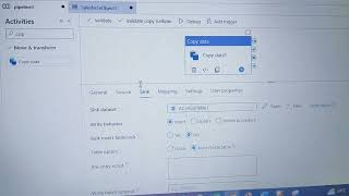 load the sample data from  salesforce to  sql by using the   azure data factory