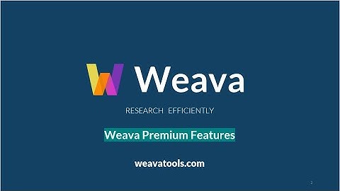 Weava Premium Features | (Tagalog)