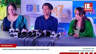 CLUBS CULMINATION and READING CARNIVAL 2026 in Bengaluru