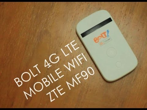 [REVIEW] Bolt 4G LTE Mobile Wifi ZTE MF90