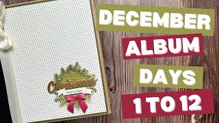 Decembers Album Flip Through - Days 1 to 12