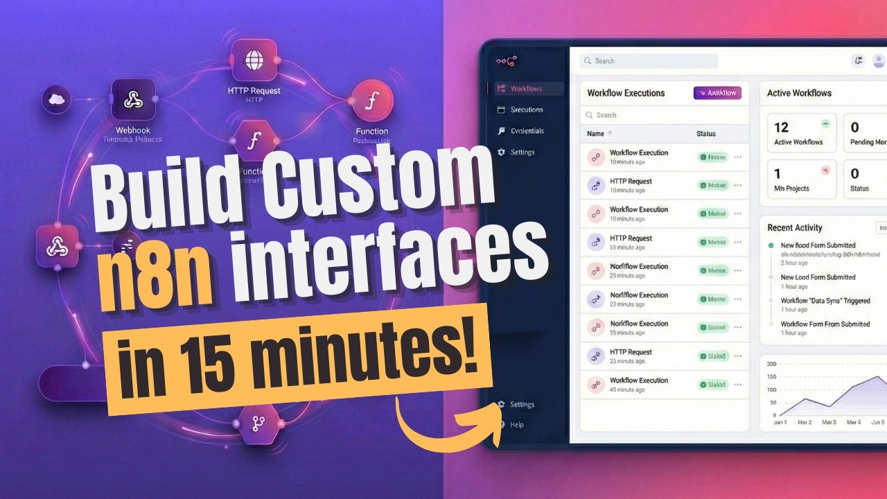 Custom UI for n8n workflows tutorial showing approval interface