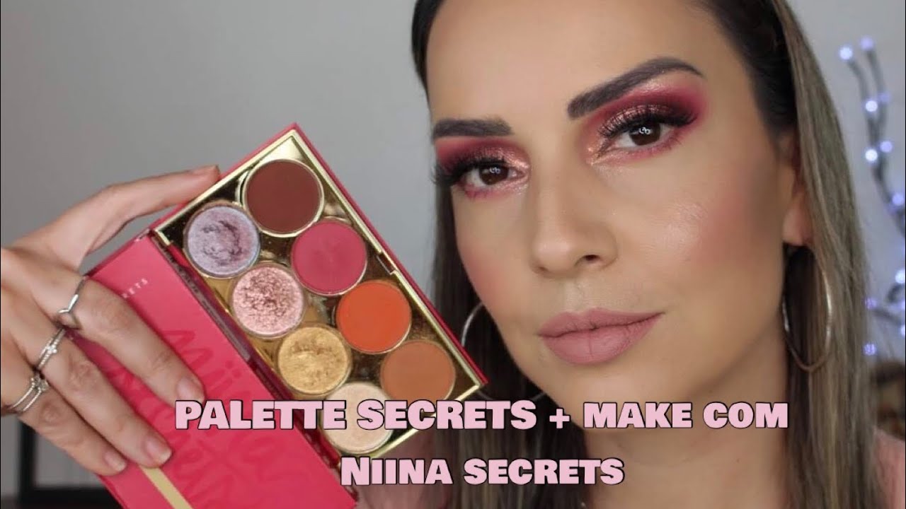 PALETA NIINA SECRETS + MAKE SÓ COM PRODUTOS NIINA SECRETS