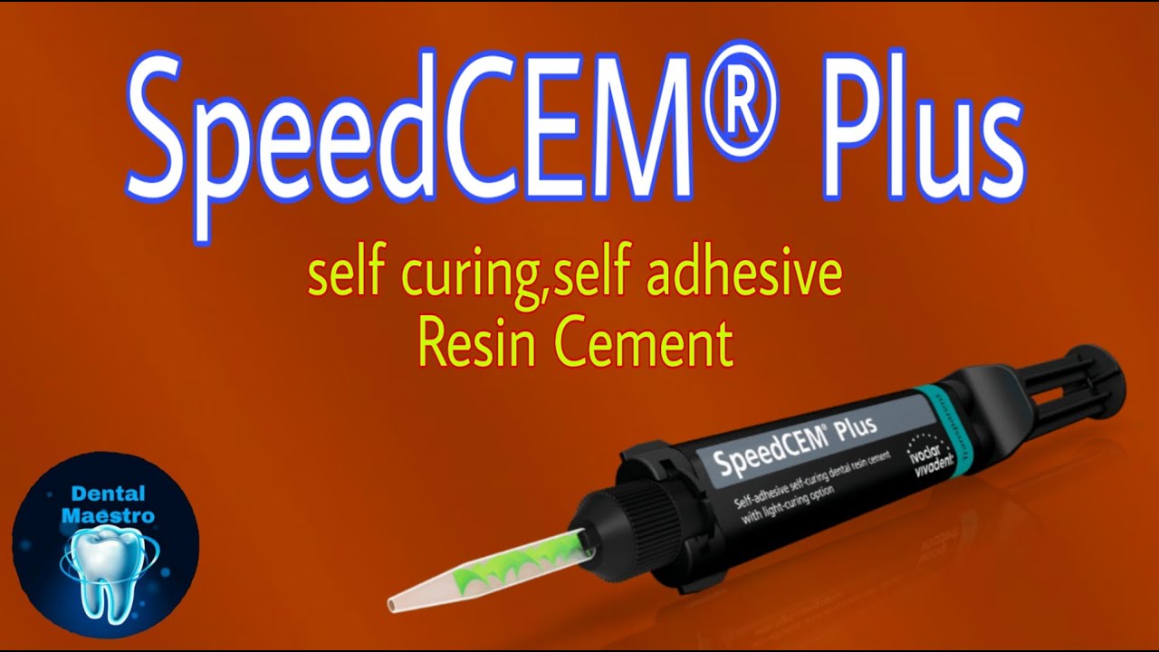 SpeedCEM® Plus Self curing self adhesive Resin cement YouTube