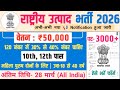 राष्ट्रीय उत्पाद भर्ती, Salary- 40000 | Govt Job Vacancy 2026 | New Vacancy 2026