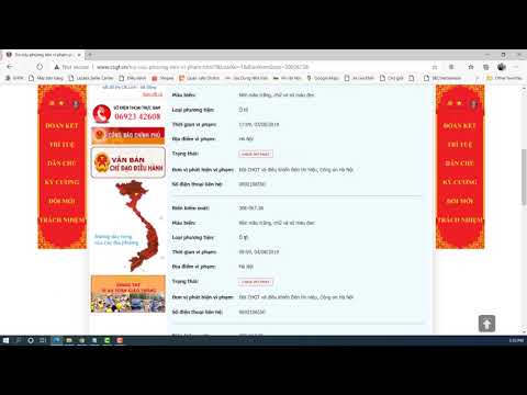 Video Hướng dẫn tra cứu phương tiện vi phạm giao thông qua... - youtube