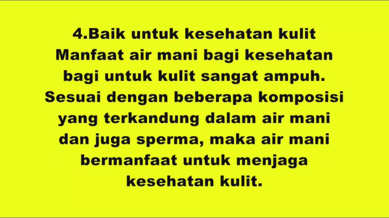 Apa Itu Air Mani Bagi Wanita Apa Itu Air Mani Bagi Wanita