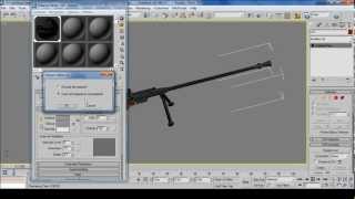 3DS Max Weapon Export Tutorials Part 2 of 5 - Textures and Object Properties