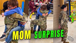 Mom Surprised Her Son after Being Gone for Six Months