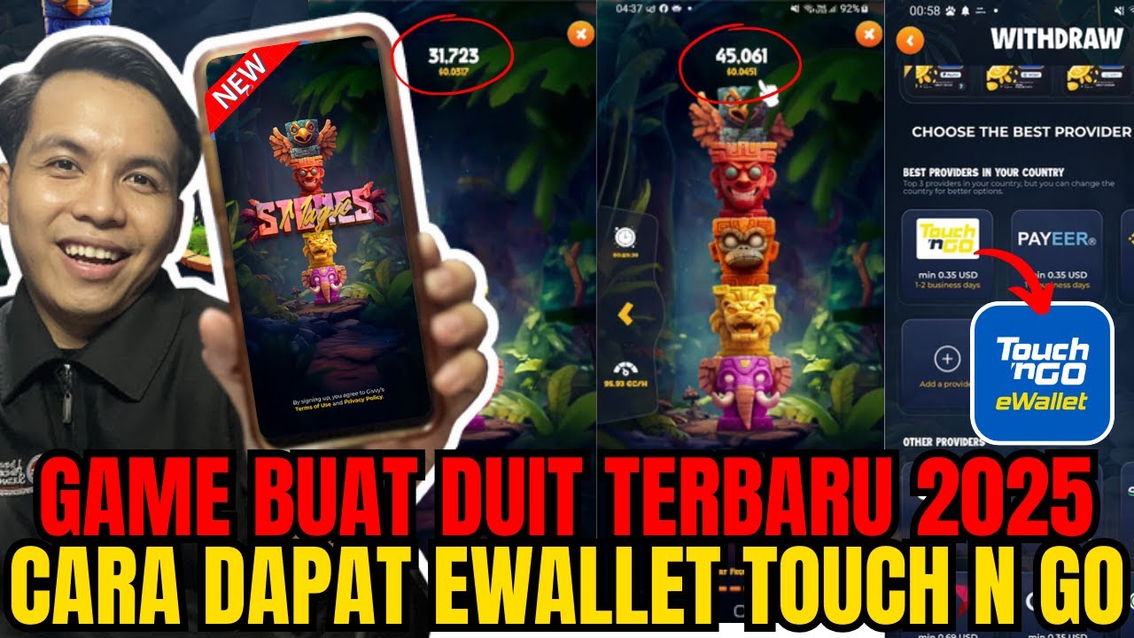 MAGIC STONES App Baru Yang SENANG 🔥TERBARU - Game DAPAT DUIT TOUCH N GO eWallet 2025
