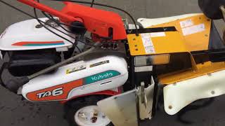 クボタ TA6 パタパタ管理機:耕耘機:畝立て:マイグッティ:イチゴ:ネギ