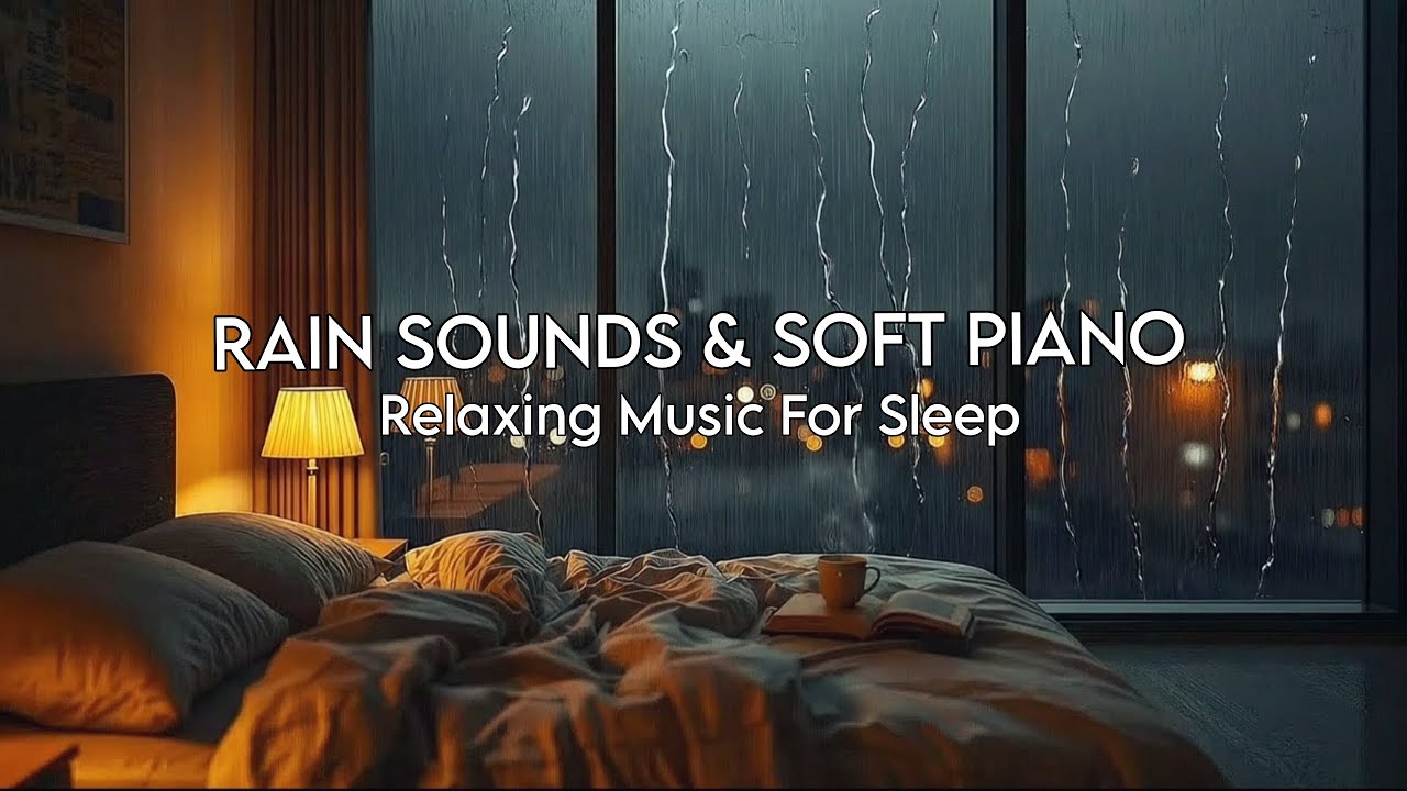 Deep Relaxing Sleep Music 🎶 Piano and Rain Sounds for Insomnia and ...