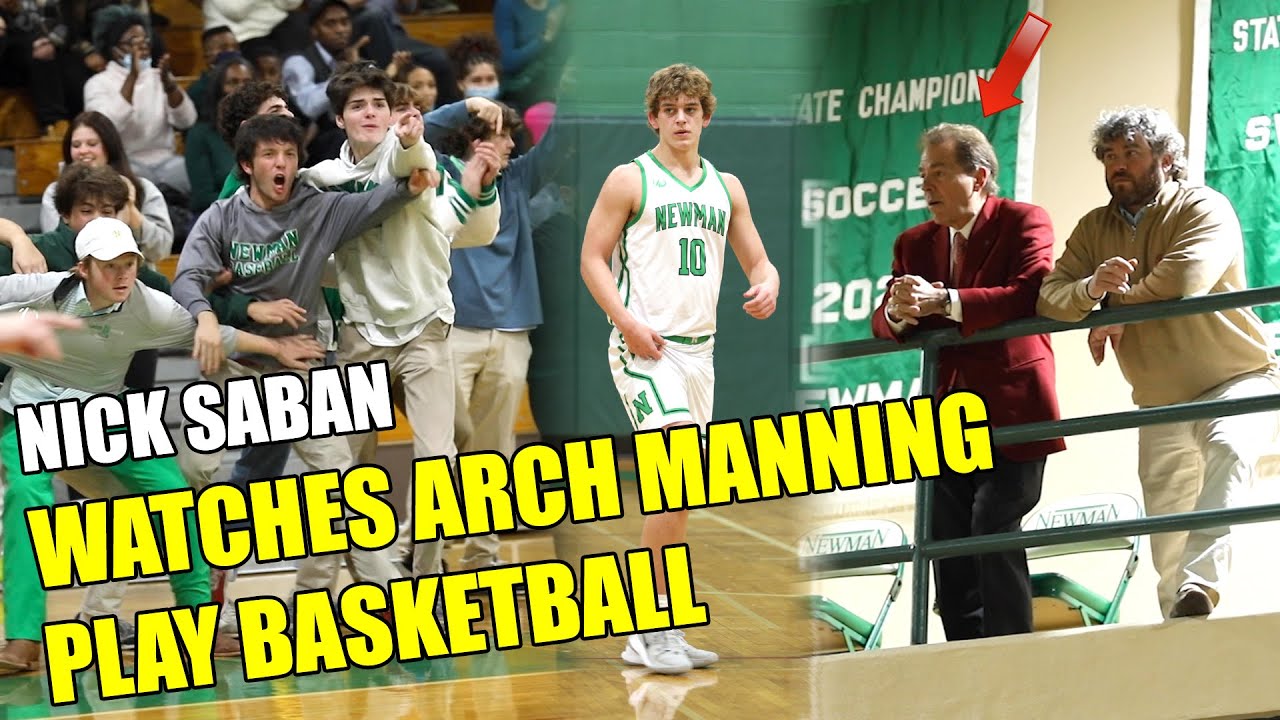Nick Saban Watches Arch Manning and Newman GO AT De La Salle! Texas + LSU Watches Too