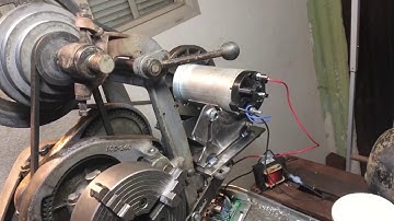 Atlas 9” metal lathe variable speed DC motor conversion