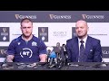 Stuart Hogg and Gregor Townsend Press Conference at Launch of the 2020 Guinness Six Nations