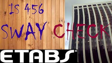 SWAY CHECK FOR DYNAMIC ANALYSIS IN ETAB