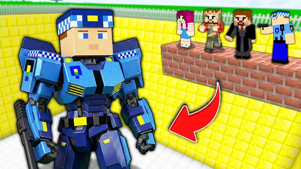 ÖLÜRSEN ROBOT KEREM KOMİSER ÇUKURUNA DÜŞERSİN! 😱 - Minecraft ZENGİN FAKİR HAYATI!