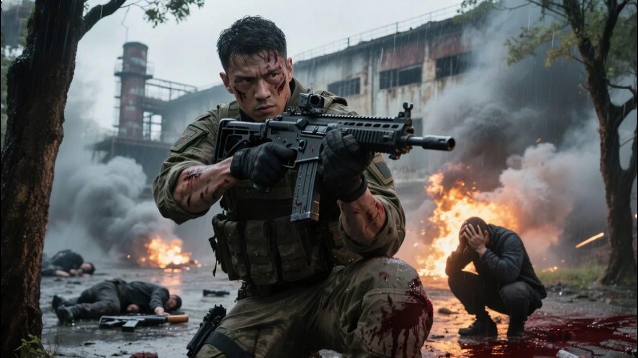 【FULL MOVIE】特種兵孤身一人闖進毒窩，被發現後反殺害1000人