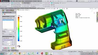 SolidWorks Plastics Gate location and sink marks