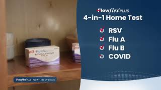 Here To Help If Your Child Is Sick | Flowflex Plus 4-in-1 Test for RSV, Flu A/B, and COVID