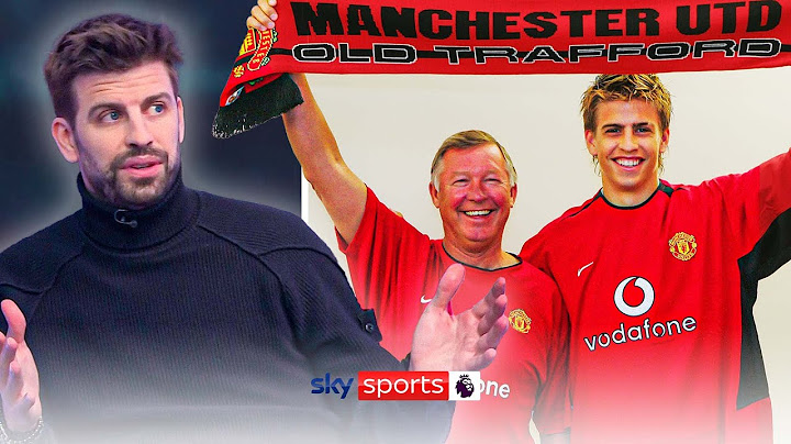 "He's like a second dad to me" | Pique on Sir Alex Ferguson and Manchester United ❤️
