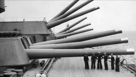 The Giant Naval Guns That Shook the Seas — The Most Devastating Firepower of WW2