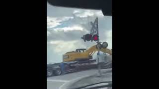 Train Crash Into Truck