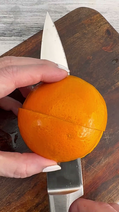 How to cut your oranges in a beautiful new way - foodiebeats short