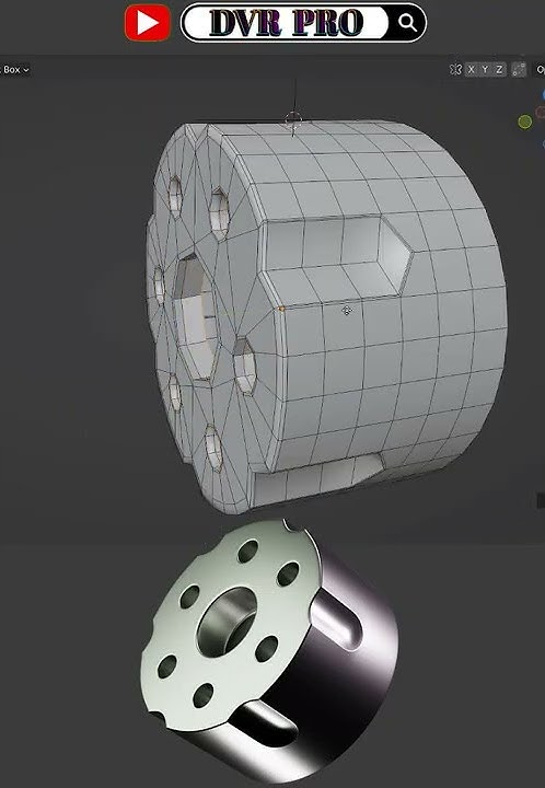 Blender Hard Surface / Topology Modeling Tutorial In Under 𝟏 Minute ❗ #storts