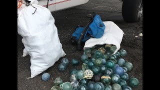 BEACH COMBING GLASS FLOATS IN ALASKA 2022