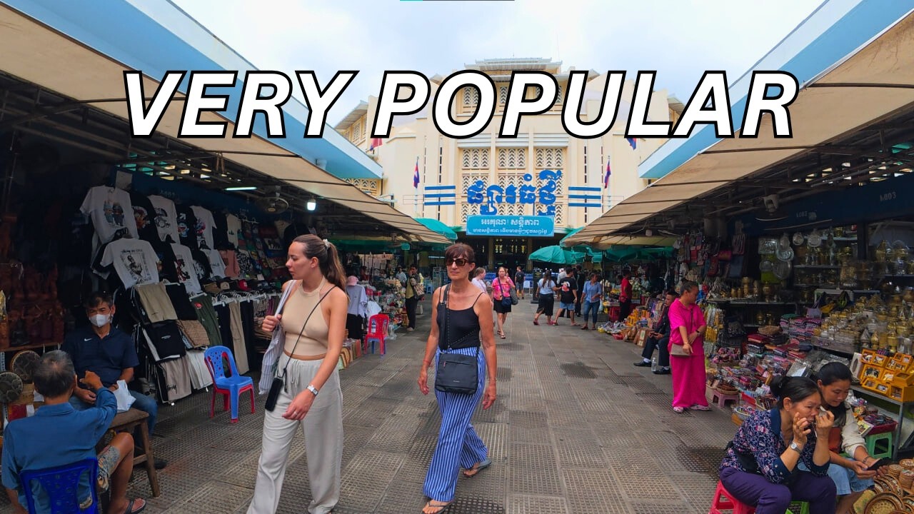 Central Market Phnom Penh 2026 🇰🇭 | Inside Cambodia’s Famous Market 4K