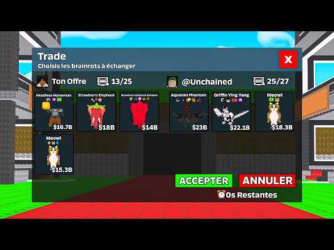 J'ai TRADE nos BRAINROTS OGs... (je regrette)
