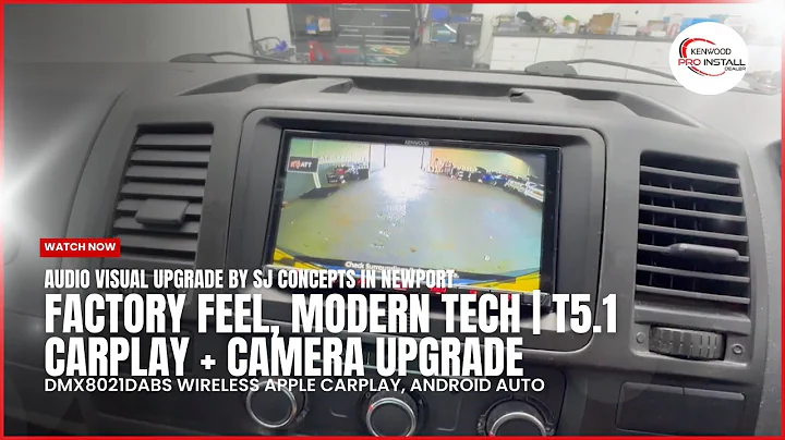 Factory Feel, Modern Tech VW T5.1 Wireless CarPlay, Camera Upgrade KENWOOD DMX8021DABS #vw #vwt5