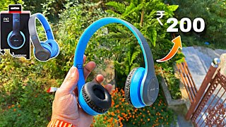 P47 wireless headphones unboxing and review⚡️Asli sach