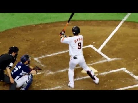 オープン戦 巨人×西武 2016.3.21亀井善行の打席
