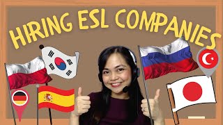 HIRING ESL COMPANIES AUGUST 2021 | BEST Companies Not Affected by Chinese ESL Regulations