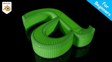 3D Text Beveling - Blender Tutorial For Beginners