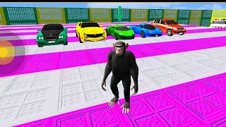 Monkey Driving |  And Car Racing Game | Monkey Driving Games For Android - Gameplay ...... screenshot 2
