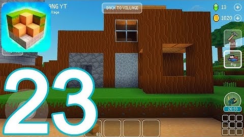 Block Craft 3D: Building Game - Gameplay Walkthrough Part 23 - Modern Hut (iOS, Android)