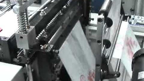trash bag on roll making machine / garbage bag making machine