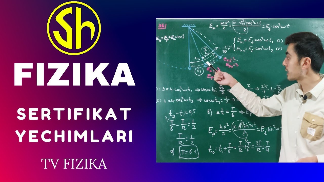 FIZIKA SERTIFIKAT YECHIMLARI. DEKABR 01.12.2024 @tvfizika