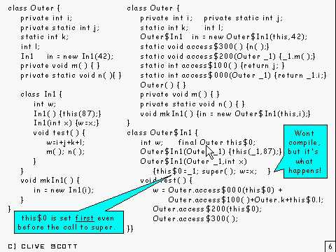 Java Tutorial 21.02: Non-static member classes