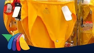 Compran Lencería Roja Y Amarilla Para La Buena Suerte