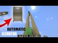 How to Make Automatic Elevator in Minecraft 1.18