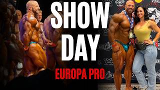 What Show Day Is Really Like as an IFBB Pro | Europa Pro Vlog