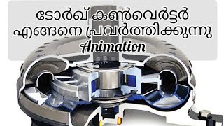 Working animation of Torque Converter in Malayalam #torqueconverter