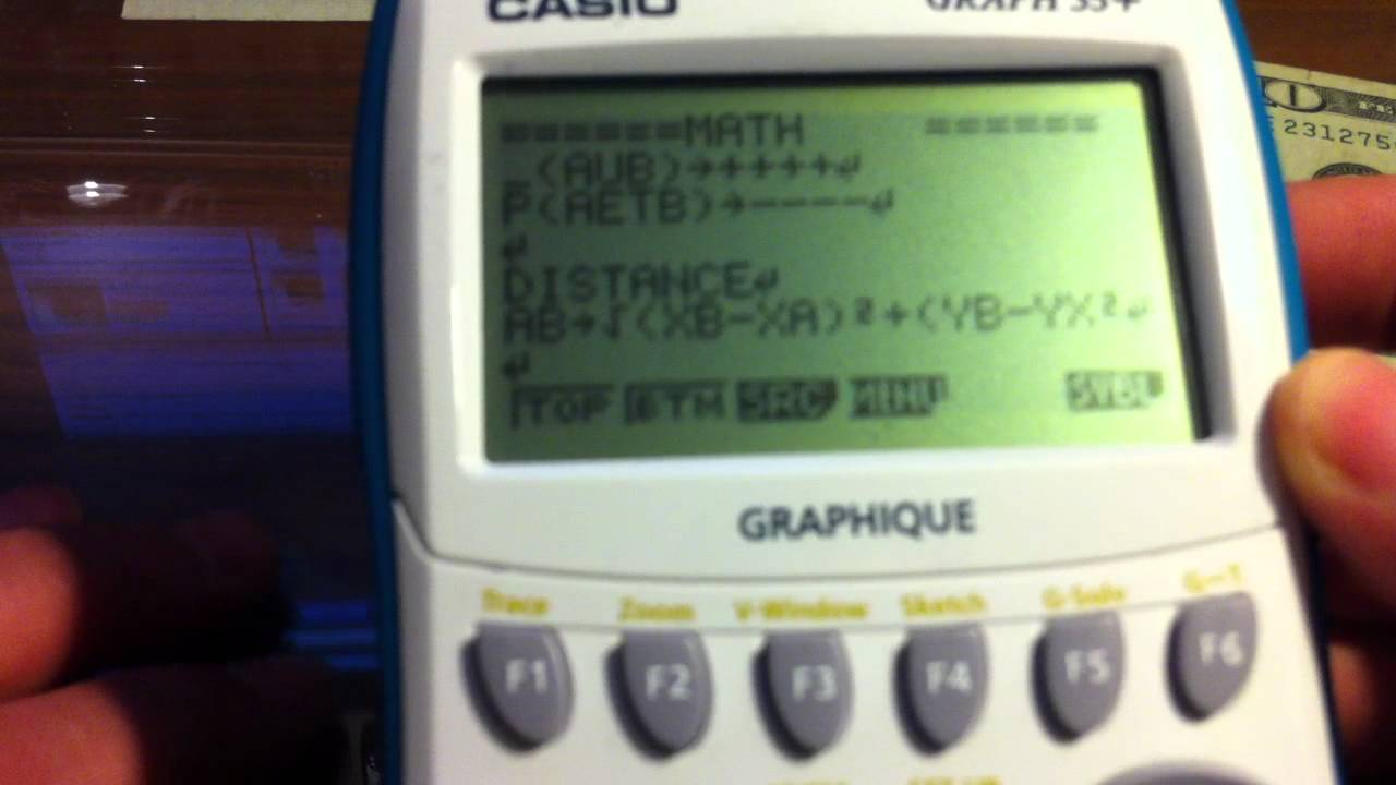 Calculatrice Casio Graph 35+ / Présentation - YouTube