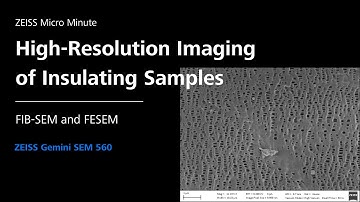 High-resolution Imaging of Insulating Samples | FIB-SEM & FESEM | ZMCC Live Demo | Episode 10
